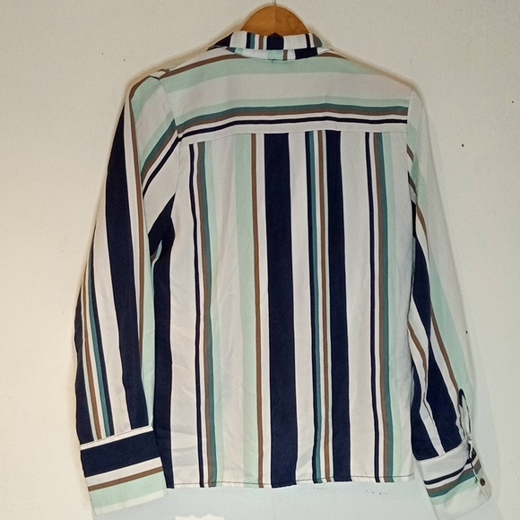 Striped crop blouse (GA) - Picture 5 of 6